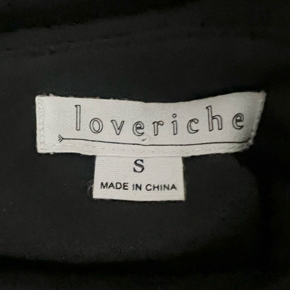 Loveriche Pompom Trim Ruffled Top Dress Swimsuit Coverup Women Sz S Black Short - Picture 6 of 9